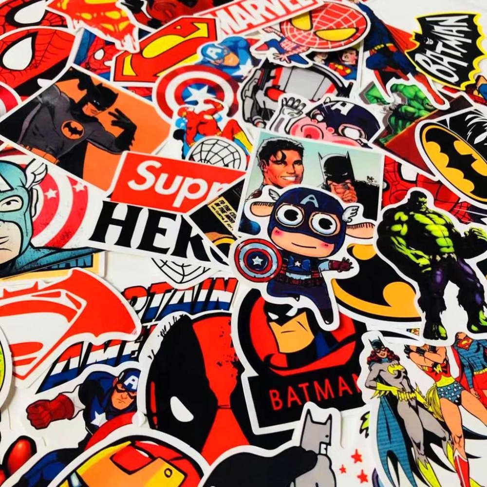 Marvel / DC 50pcs Sticker Set - Picture 5 of 5